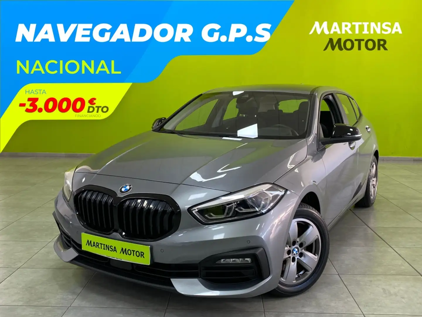 BMW 116 116d Gris - 1