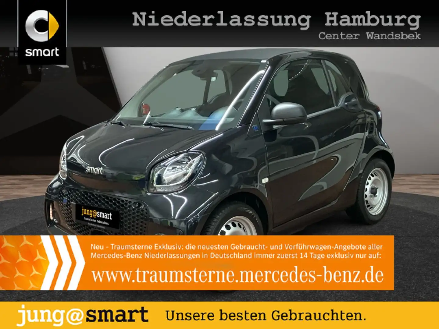 smart forTwo EQ 60kWed cool&Audio Dig Radio 22kW Bordl Noir - 1