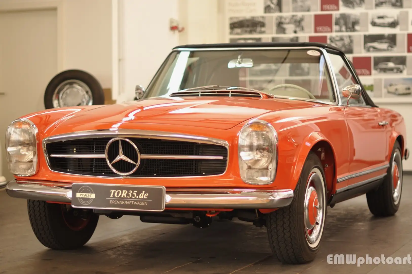 Mercedes-Benz 230 Pagode, Frame off Restaurierung, Note 1  !!! Portocaliu - 1
