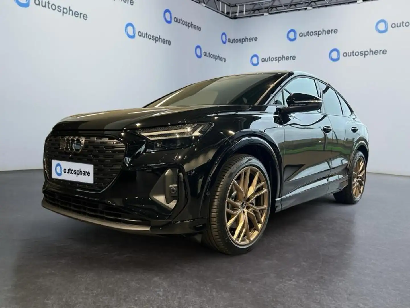 Audi Q4 e-tron Sportback Zwart - 1