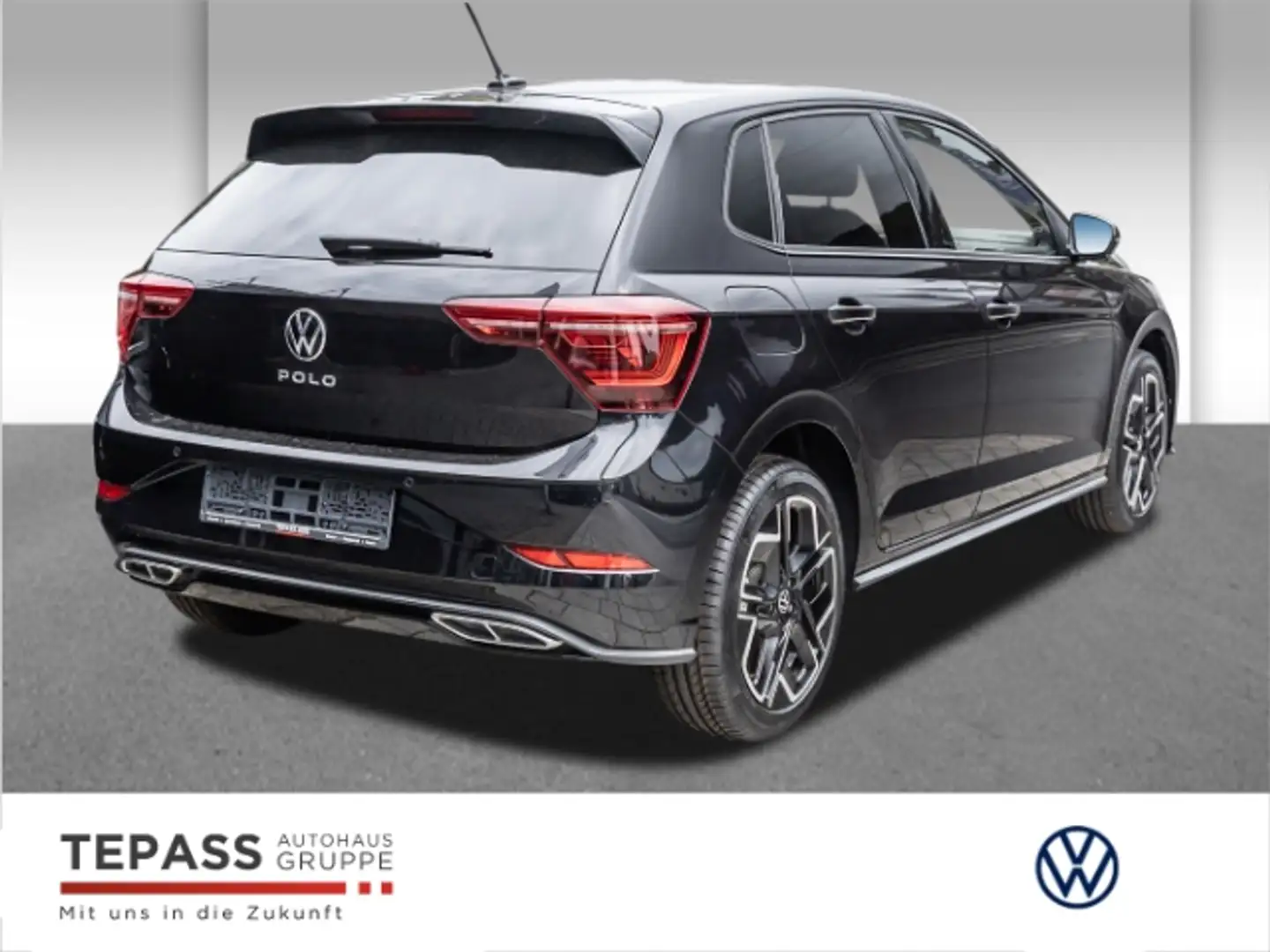 Volkswagen Polo 1.0 TSI R-Line LED KAMERA APP SHZ PDC Schwarz - 2