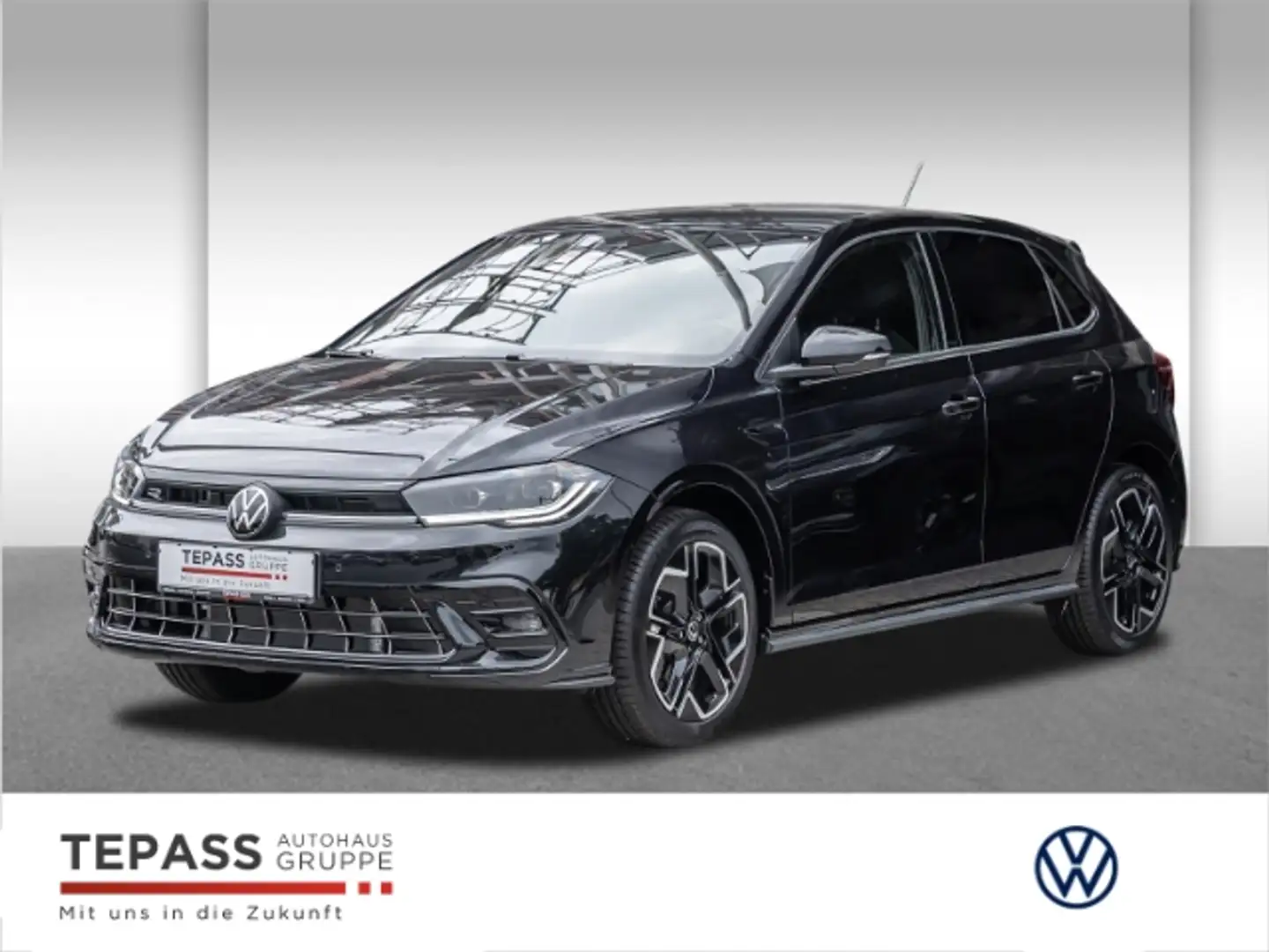 Volkswagen Polo 1.0 TSI R-Line LED KAMERA APP SHZ PDC Schwarz - 1