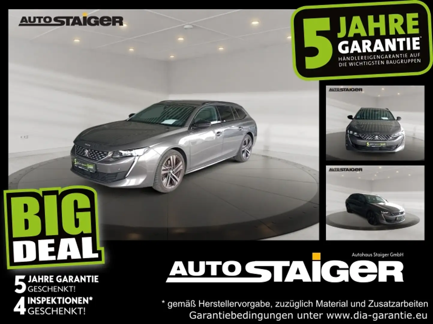 Peugeot 508 SW GT Pack 225 ACC+Alcantara+LED+Navi+SHZ+LM Grigio - 1