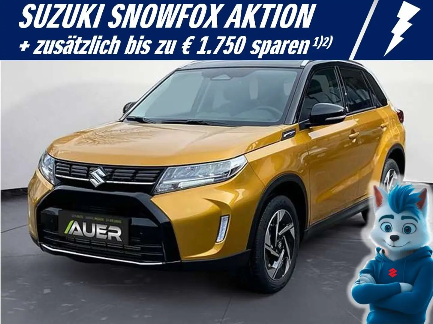 Suzuki Vitara 1,4 DITC Hybrid Flash | ab 24.240,- Orange - 1