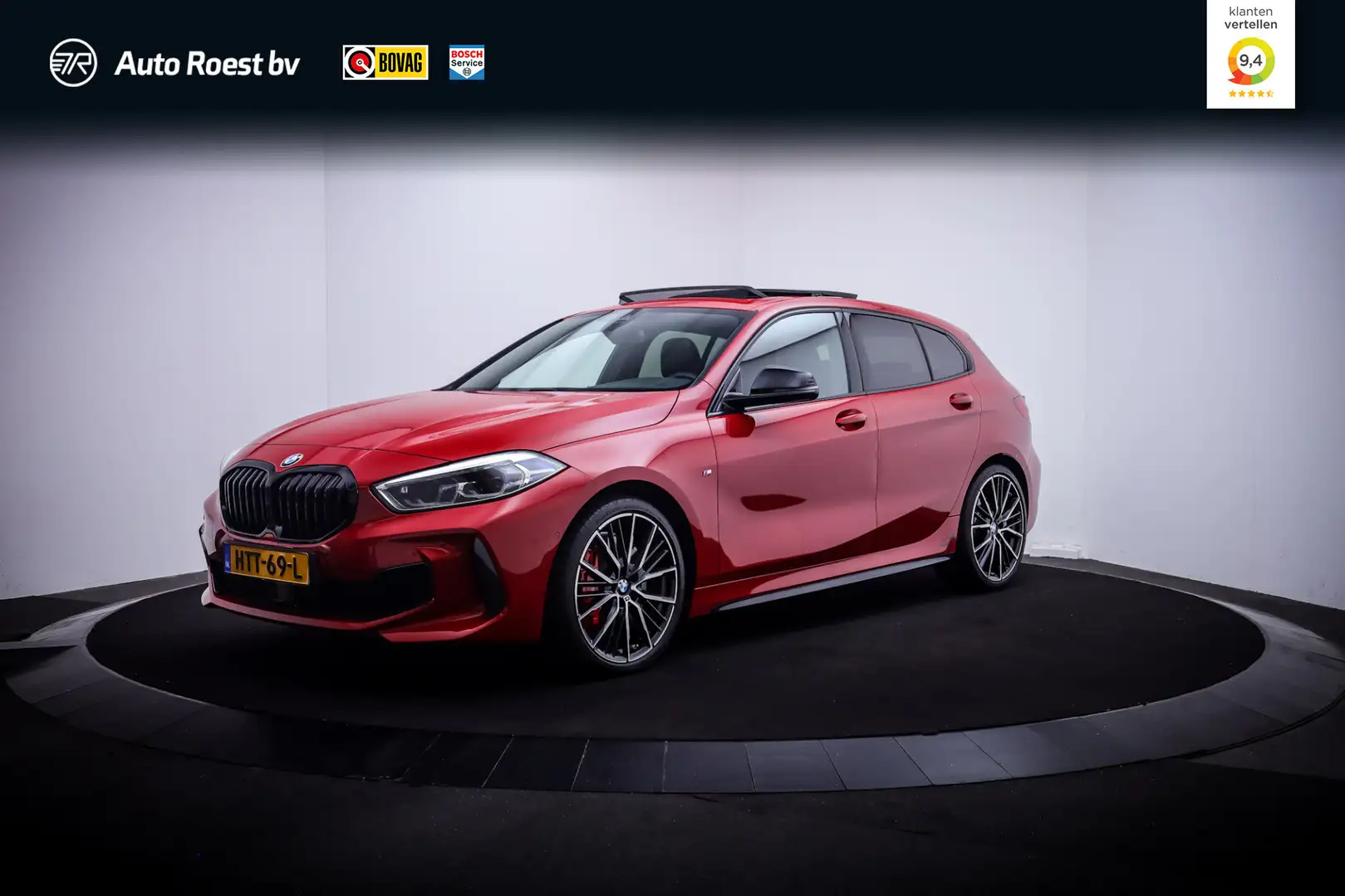BMW 128 1-serie 128tiA M-SPORT High Executive PANO | CAMER Rood - 1