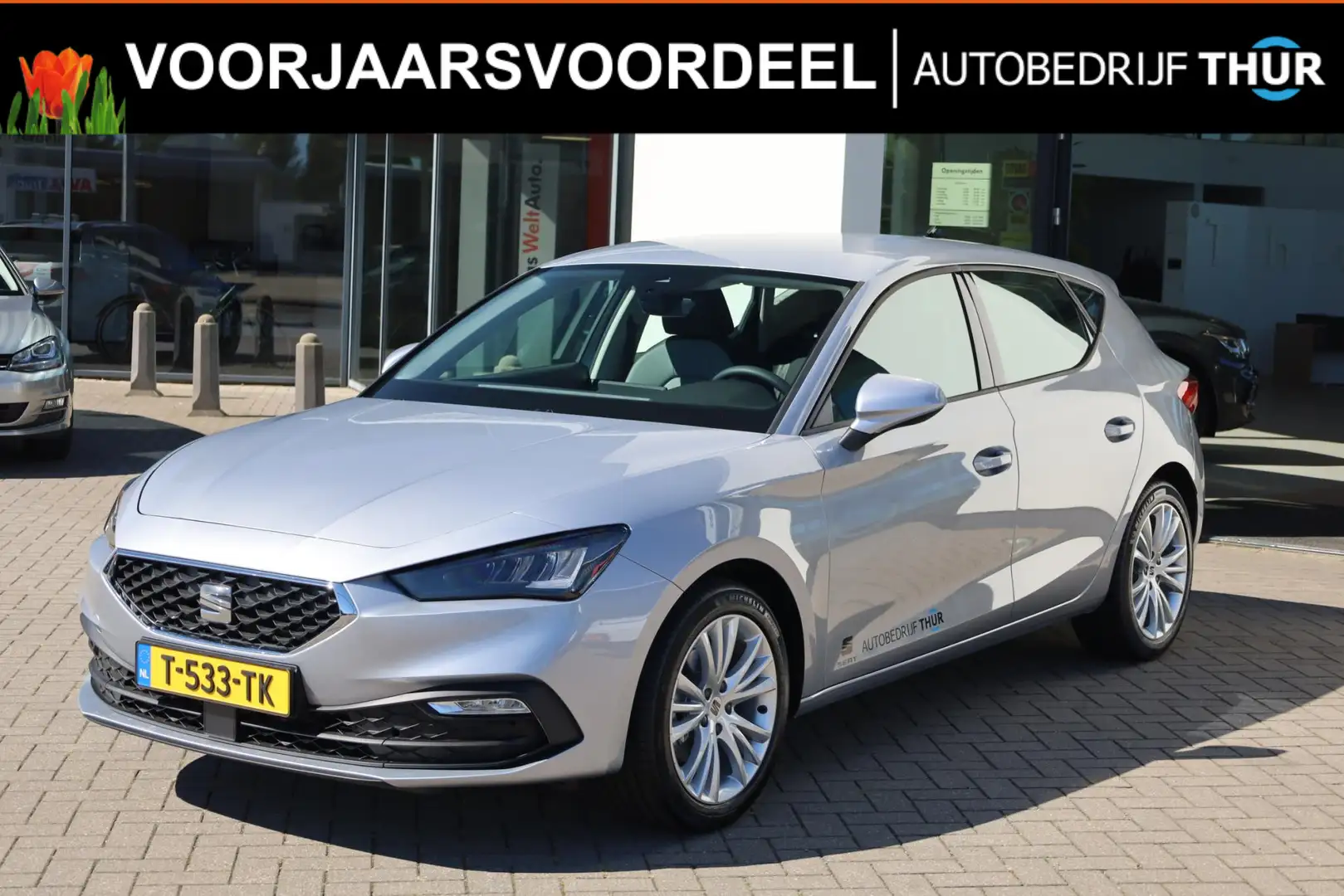 SEAT Leon 1.0 TSI Style 110PK / 81kW 6 versn. Hand, airco (a Zilver - 1
