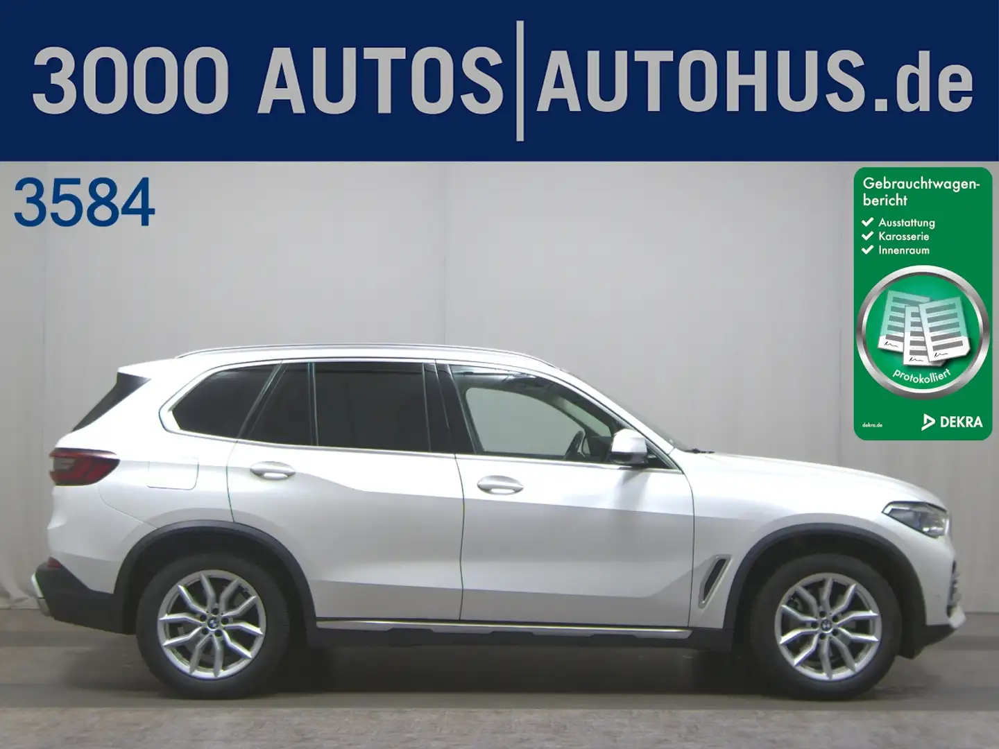 BMW X5 xDrive30d X-Line Navi HuD Pano H-K Laser AHK Blanc - 1