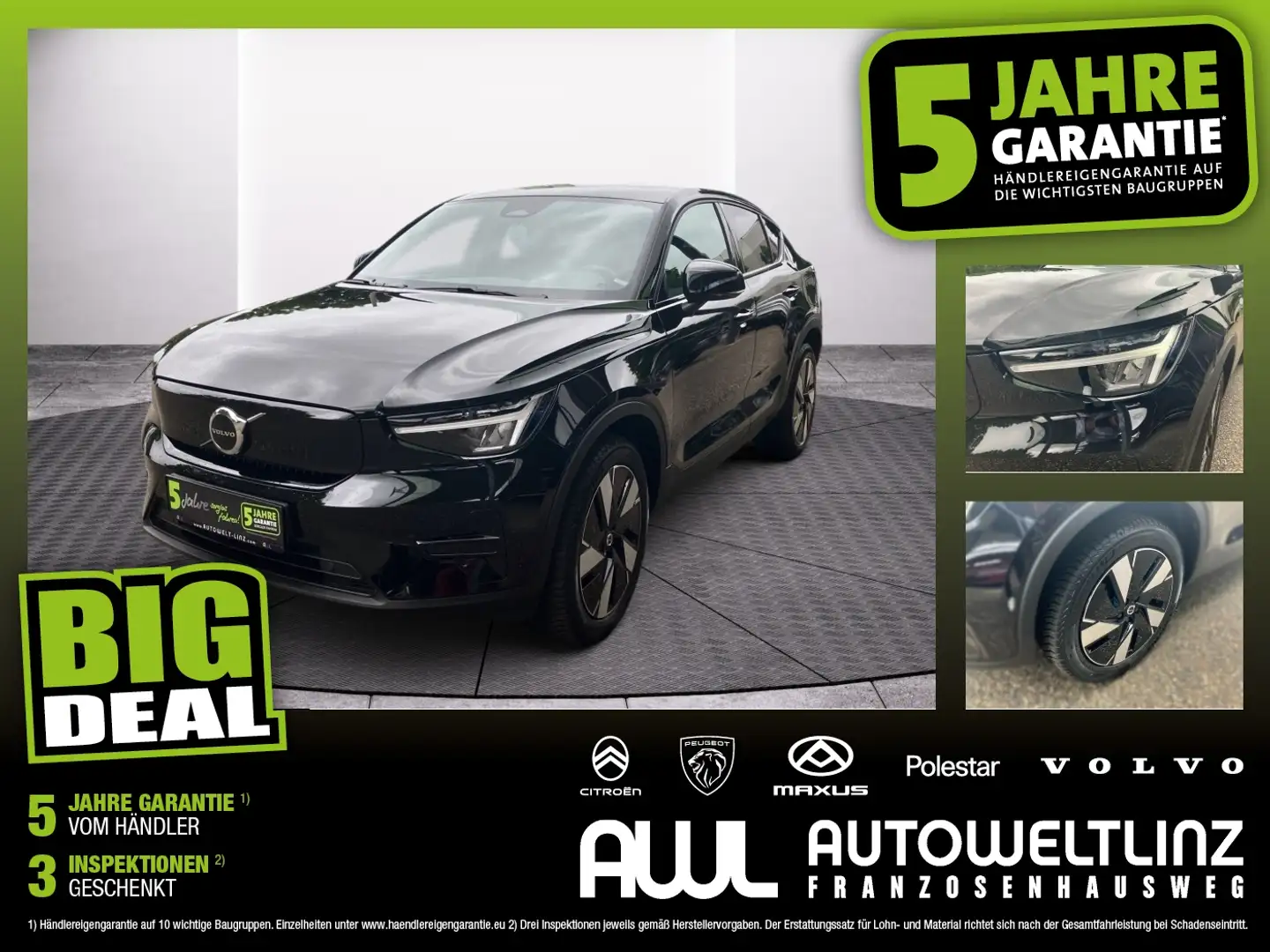 Volvo C40 Single Extended Range 82 kWh Schwarz - 1