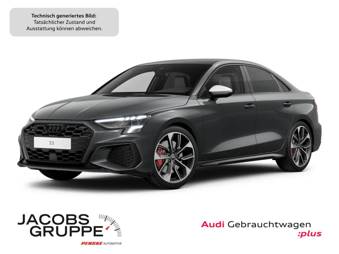 Audi S3 Lim. 2.0 TFSI quattro B&O*Pano*LED Gris - 1