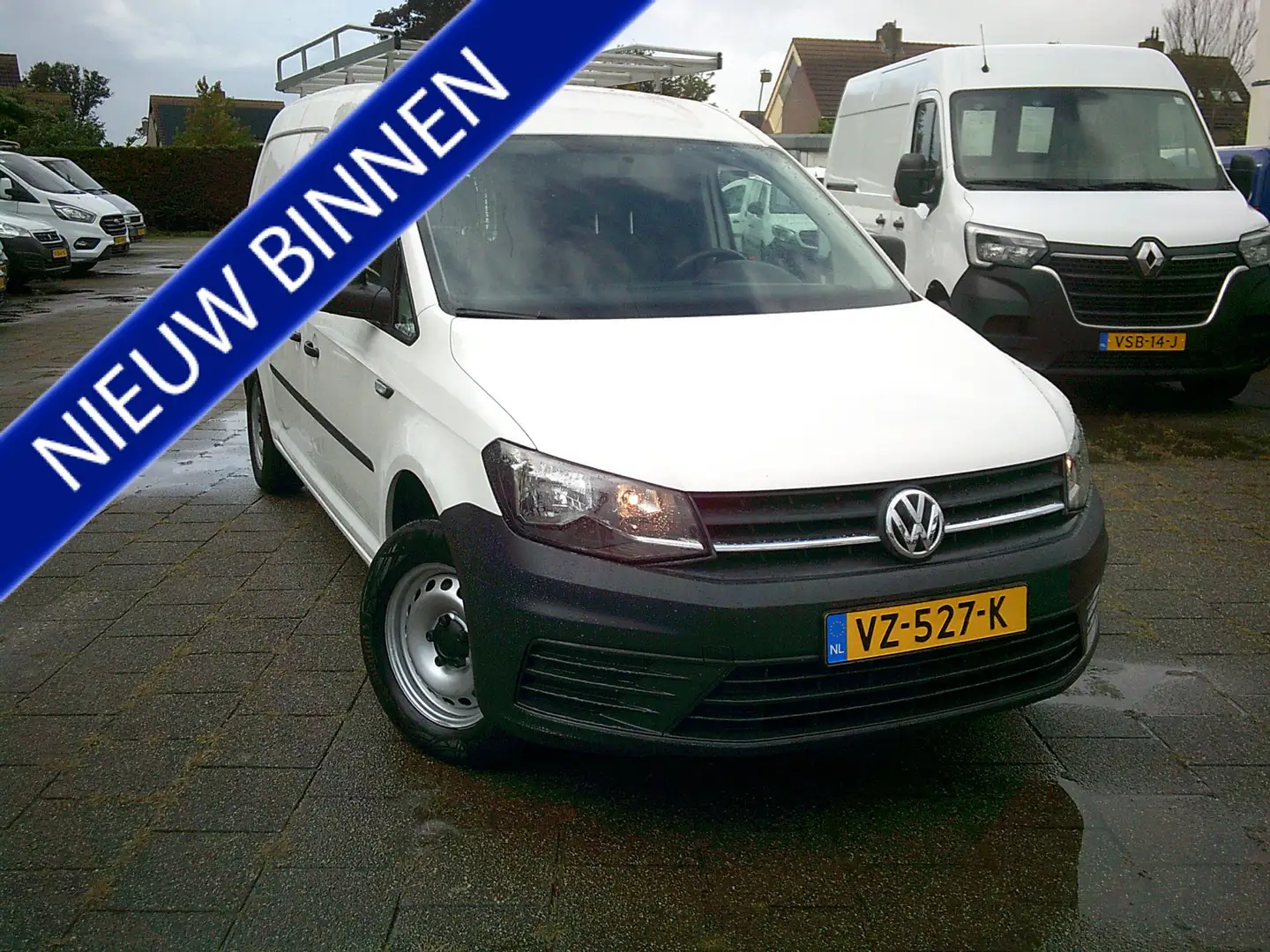 Volkswagen Caddy 1.6 TDI L2H1 Maxi Trendline VOORZIEN VAN AIRCO+CRU Blanc - 1