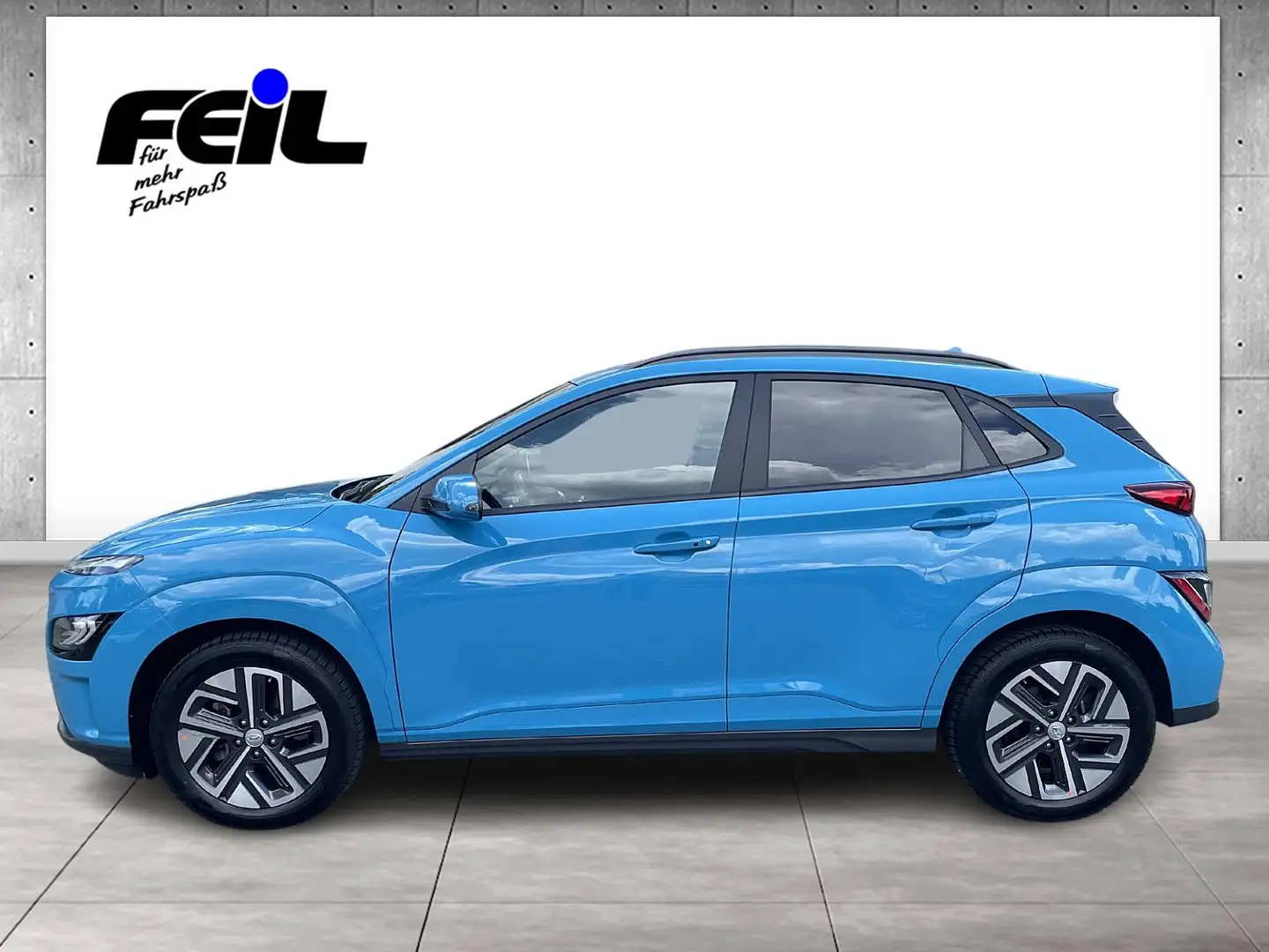 Hyundai KONA Trend Elektro 2WD DAB LED RFK Klimaaut. Bleu - 2