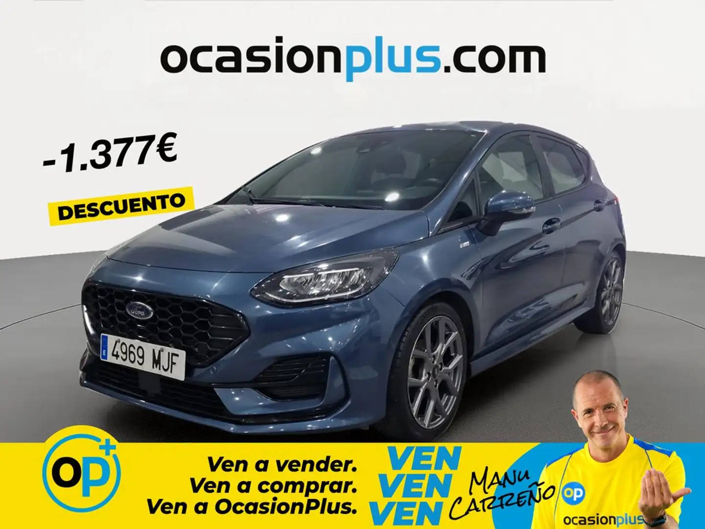 Ford Fiesta 1.0 EcoBoost MHEV ST Line 125 Azul - 1