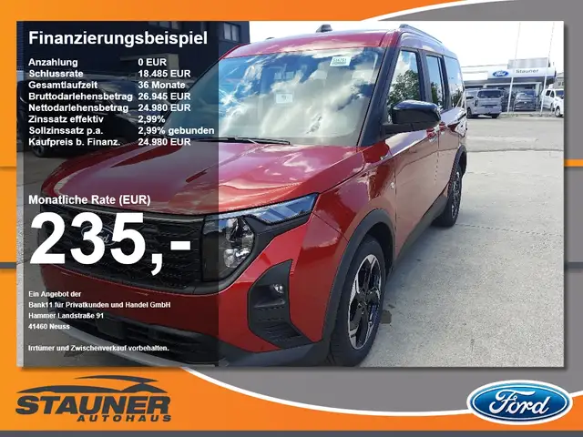 Ford Tourneo Courier 1.0 EcoBoost Active 2,99% Fin.
