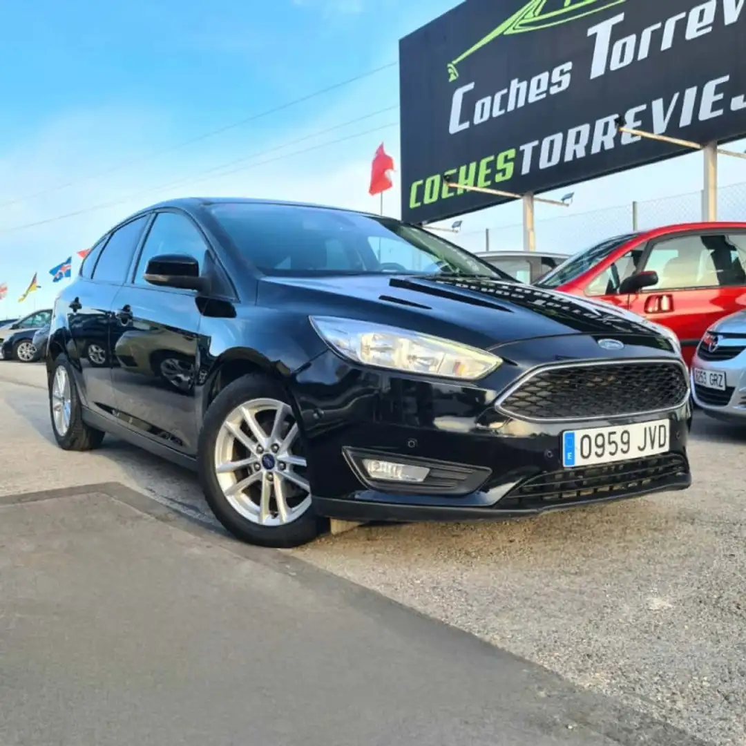 Ford Focus 1.0 Ecoboost Auto-S&S Trend+ 125 Noir - 1
