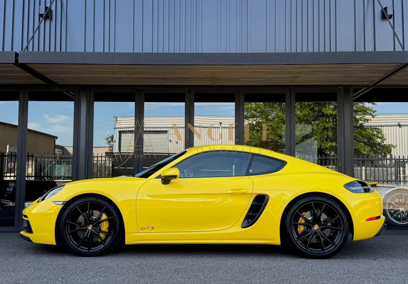 Porsche Cayman 718 GTS 2.5 365ch PDK PASM PSE Galben - 2