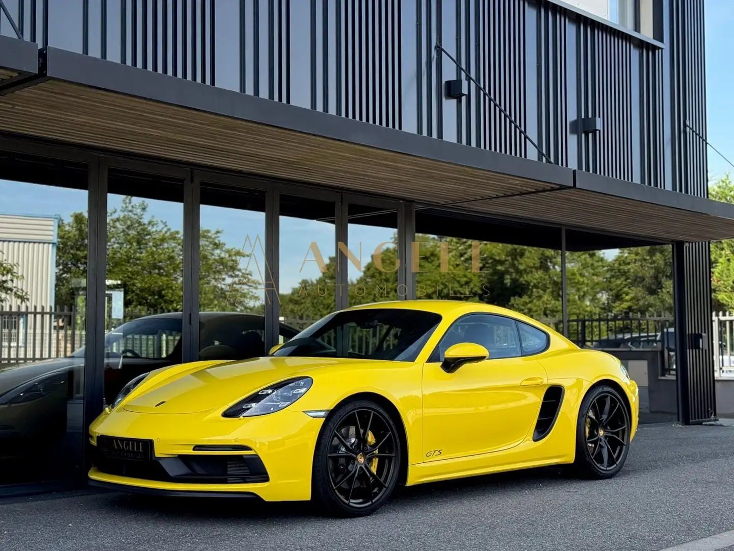 Porsche Cayman 718 GTS 2.5 365ch PDK PASM PSE Galben - 1