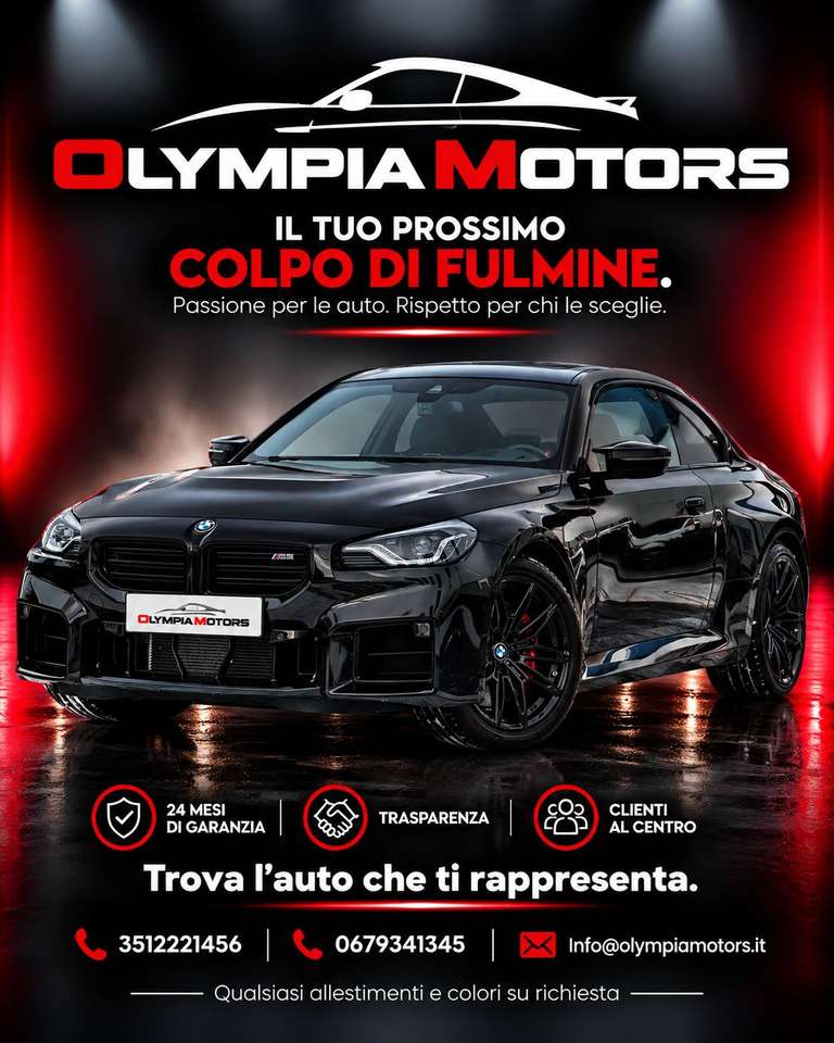 BMW M2 COUPE 3.0 NEW LASER TETTO KAMERA 360 H&K