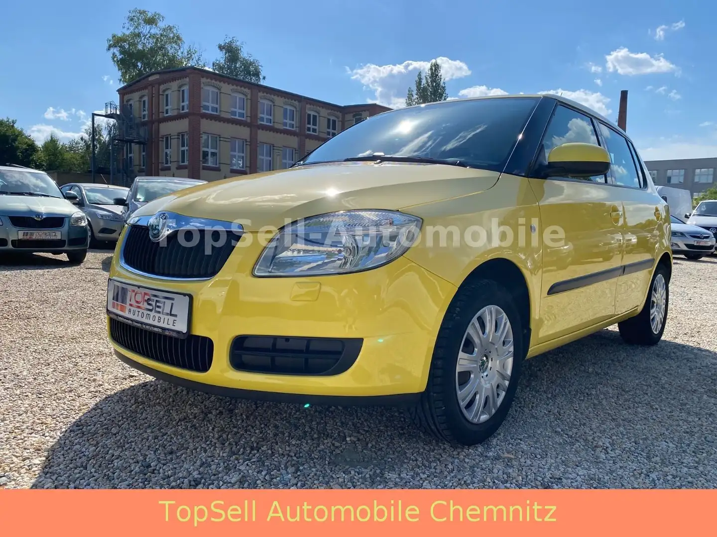 Skoda Fabia 1.4l Ambiente 18000KM!!!! Klima 1.Hand Gelb - 1