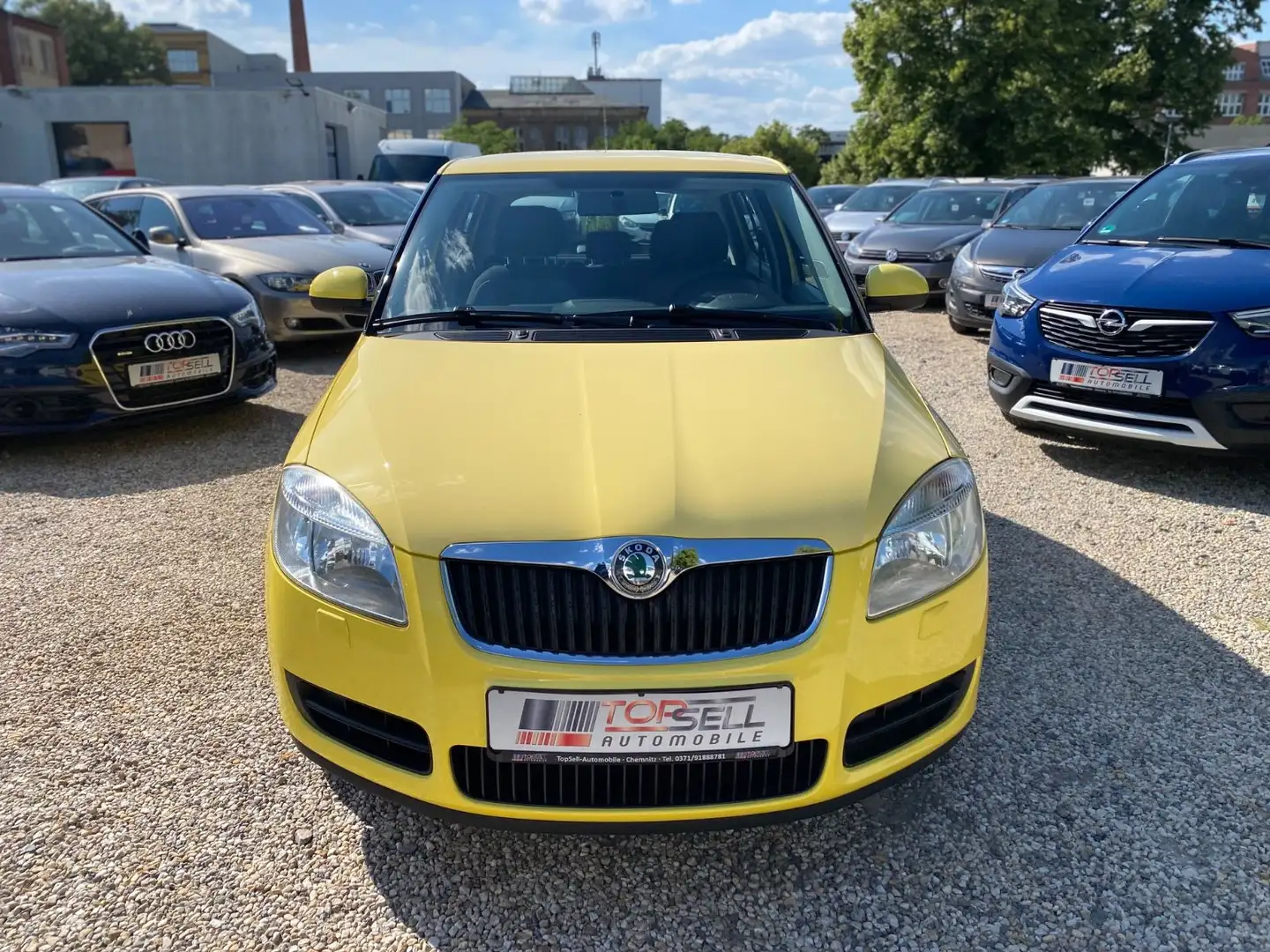 Skoda Fabia 1.4l Ambiente 18000KM!!!! Klima 1.Hand Gelb - 2