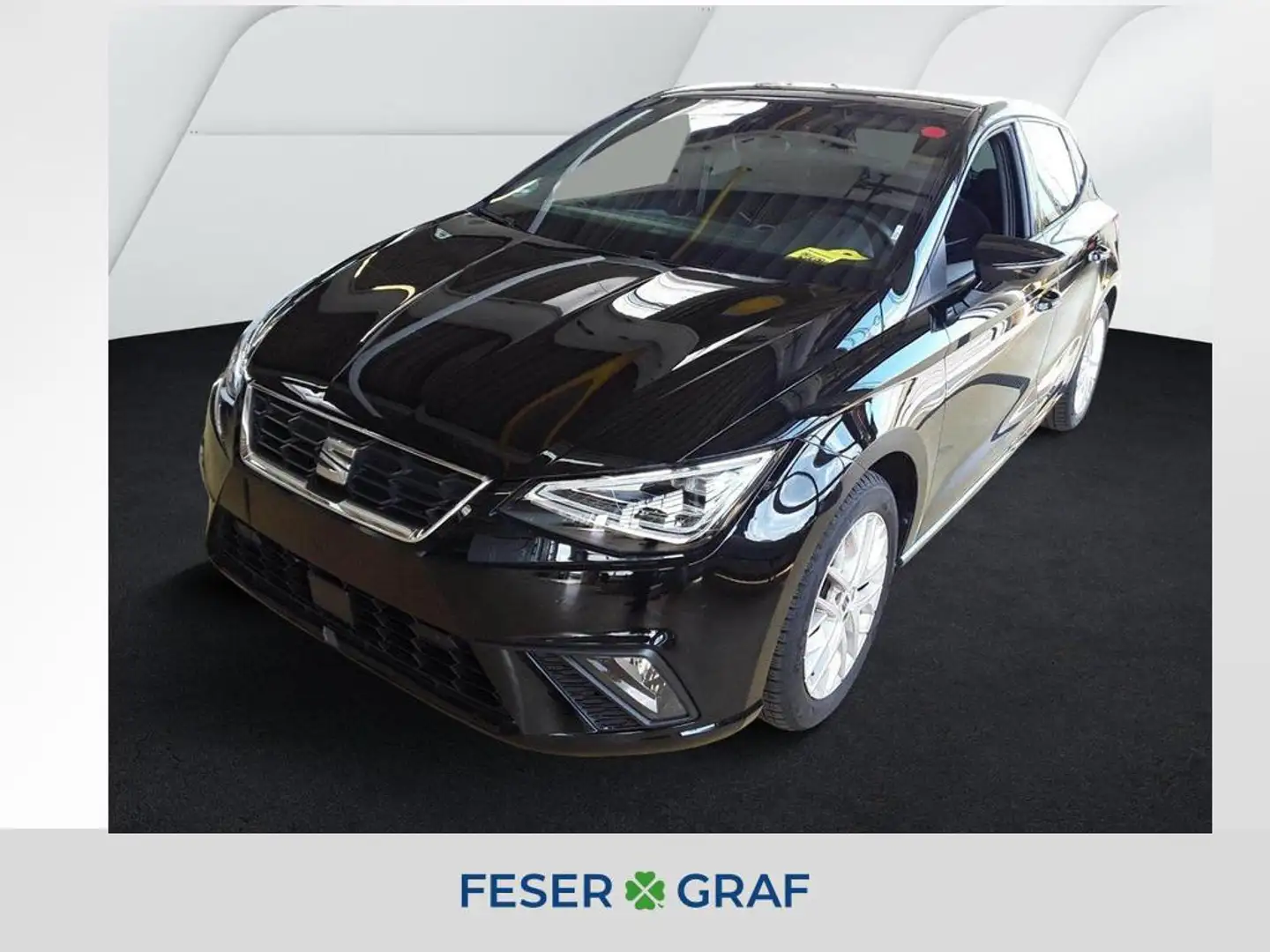 SEAT Ibiza 1.0TSI FR LINE LED/NAVI/KAMERA/FULL LINK Schwarz - 1