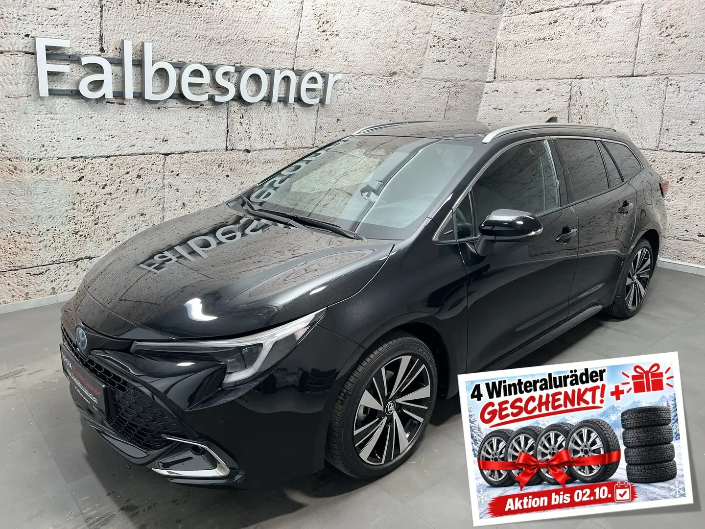 Toyota Corolla Touring Sports 1,8 Hybrid Teamplayer + Technik Pak Schwarz - 1