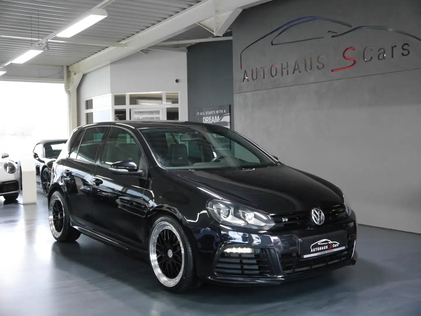 Volkswagen Golf VI R 4Motion*Leder*Schiebed.*Xenon*Navi* Zwart - 2
