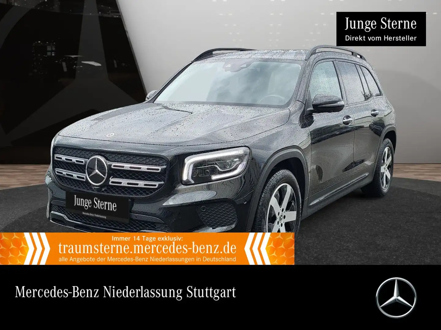Mercedes-Benz GLB 200 d 4M PROGRESSIVE+NIGHT+360°+AHK+MULTIBEAM Zwart - 1