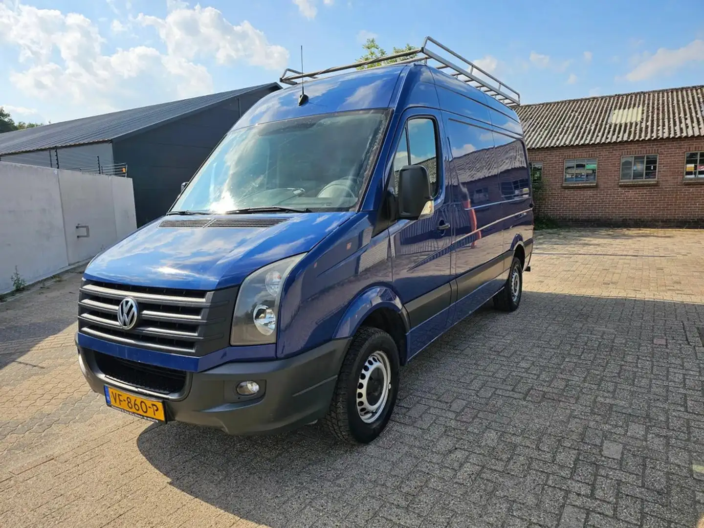 Volkswagen Crafter 32 2.0 TDI L2H3 Apk,Nap,Airco,Trekhaak Bleu - 1