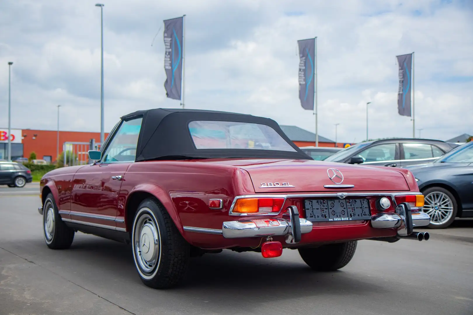 Mercedes-Benz 280 SL Pagoda Automaat / OLDTIMER / HISTORIEK / CABRIO Rouge - 2