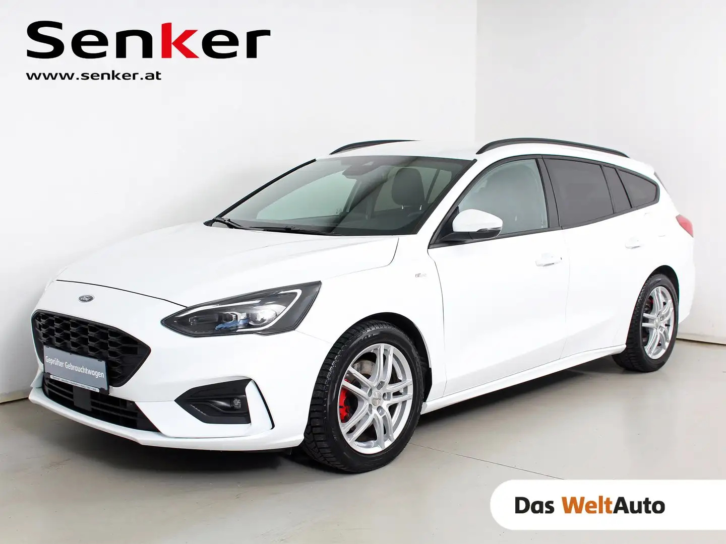 Ford Focus Traveller 1,0 EcoBoost Hybrid ST-L Bianco - 1