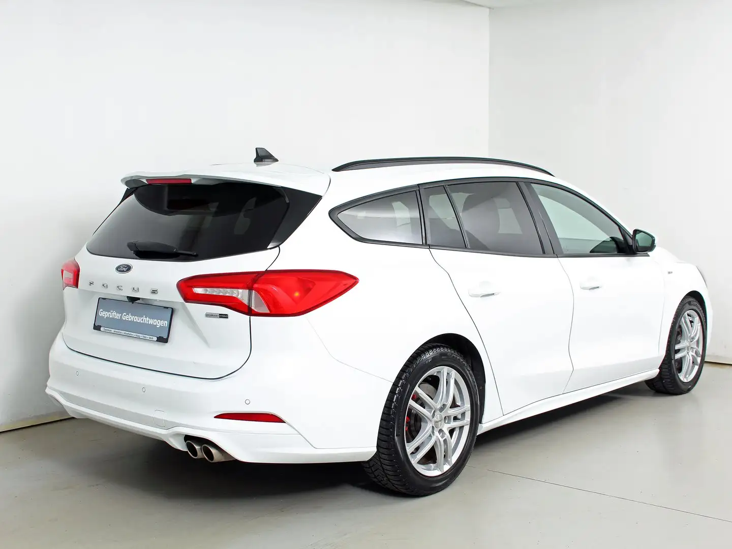 Ford Focus Traveller 1,0 EcoBoost Hybrid ST-L Blanc - 2
