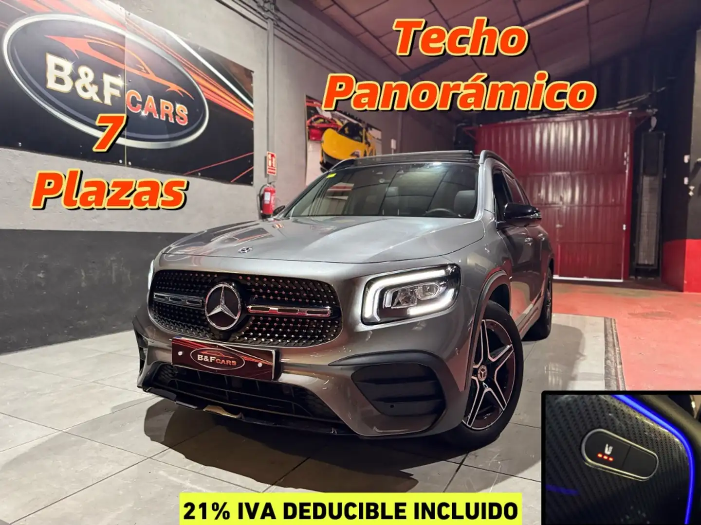 Mercedes-Benz GLB 200 200d 8G-DCT 7 plazas Gris - 1