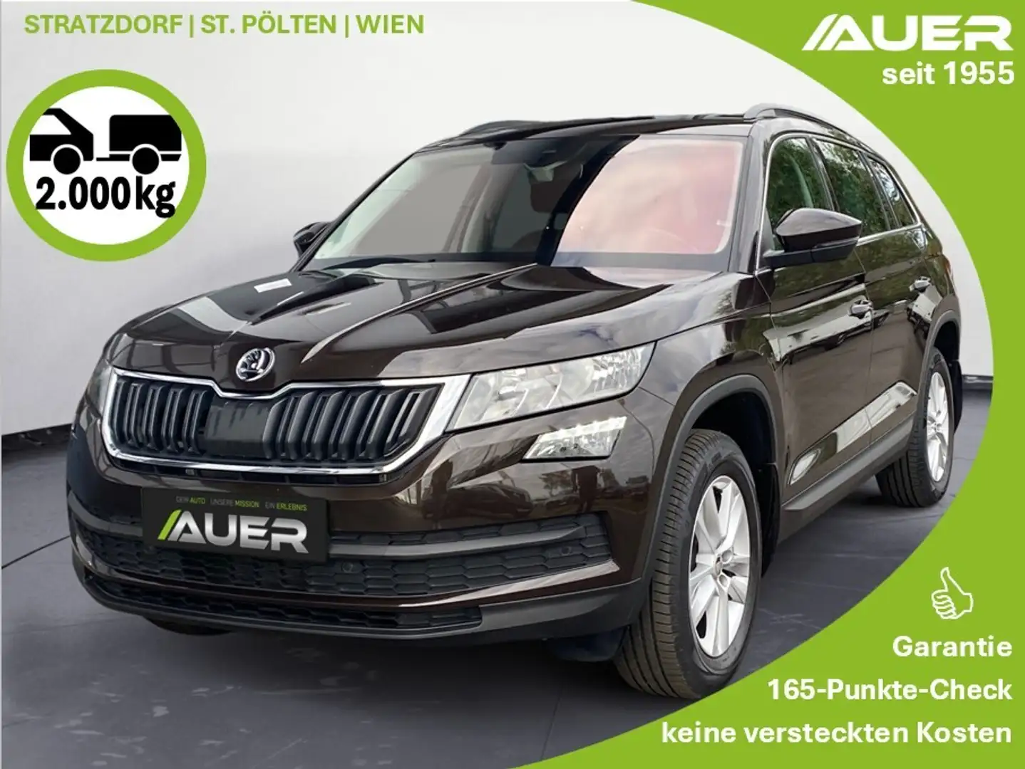 Skoda Kodiaq 2.0 TDI Ambition 4x4 | Navi | AHK Braun - 1