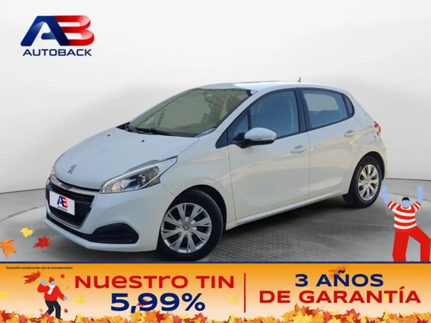 Peugeot 208 1.6 BlueHDi Active 100 Blanco - 1