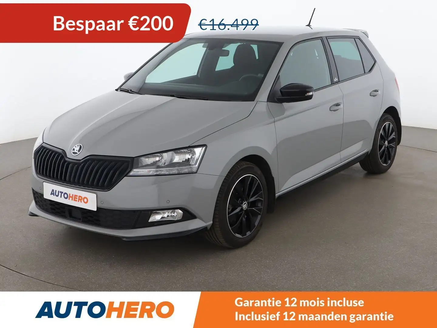 Skoda Fabia 1.0 TSI Monte Carlo Gris - 1