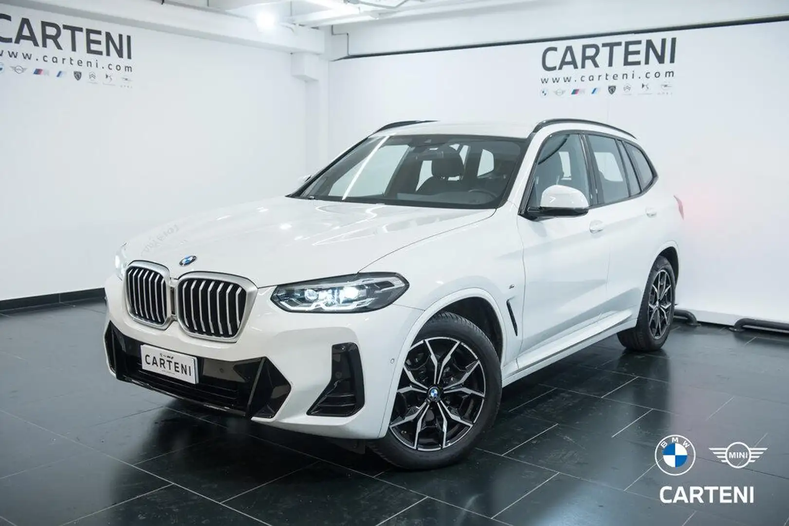 BMW X3 xdrive20d mhev 48V Msport auto Bianco - 1