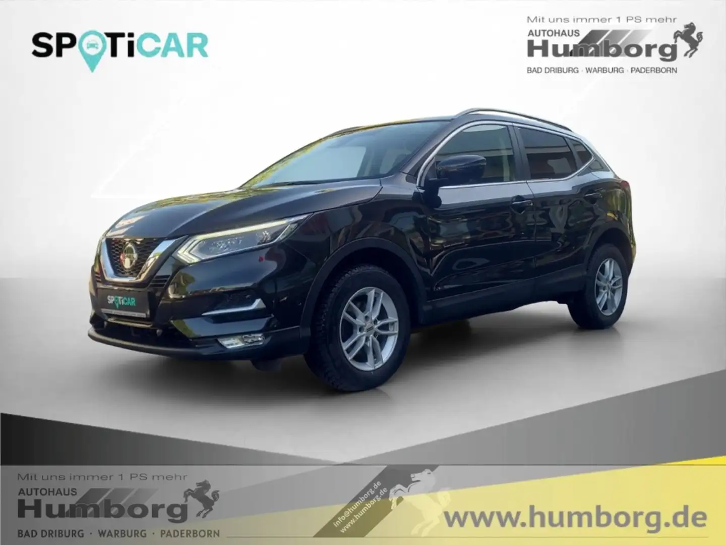 Nissan Qashqai 1.3 DIG-T 103 kW Tekna Navi 360 Kamera LED Kurvenl Noir - 1