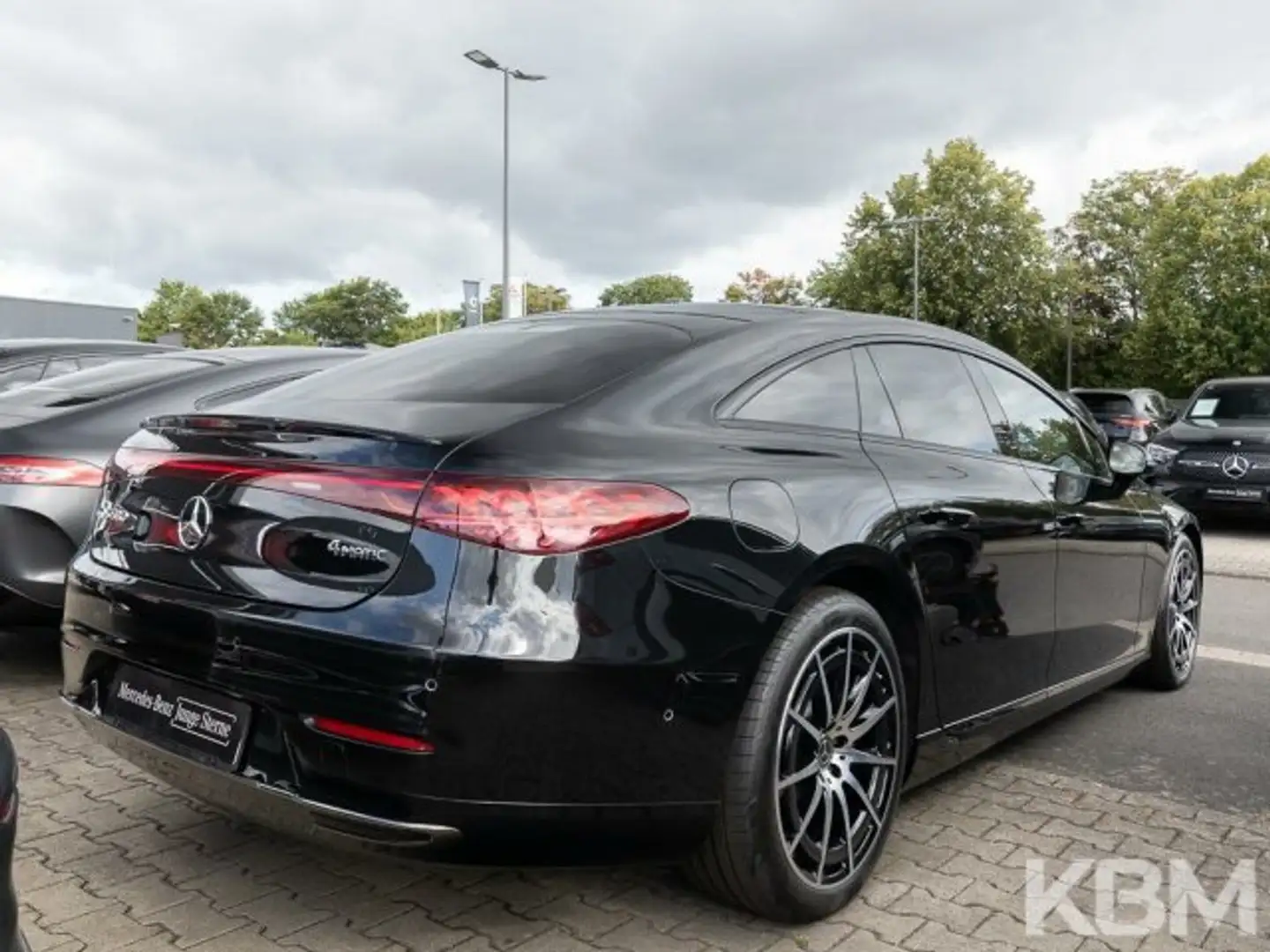 Mercedes-Benz EQS EQS 580 4M PANO°FAHRASS-P°360°DIGITAL°HYPER°BURM Negro - 2