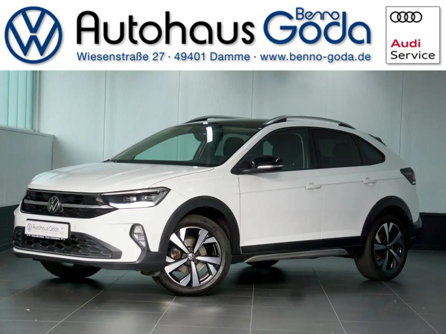 Volkswagen Taigo Style 1.0 TSI 7-Gang DSG Bluetooth Navi LED Weiß - 1