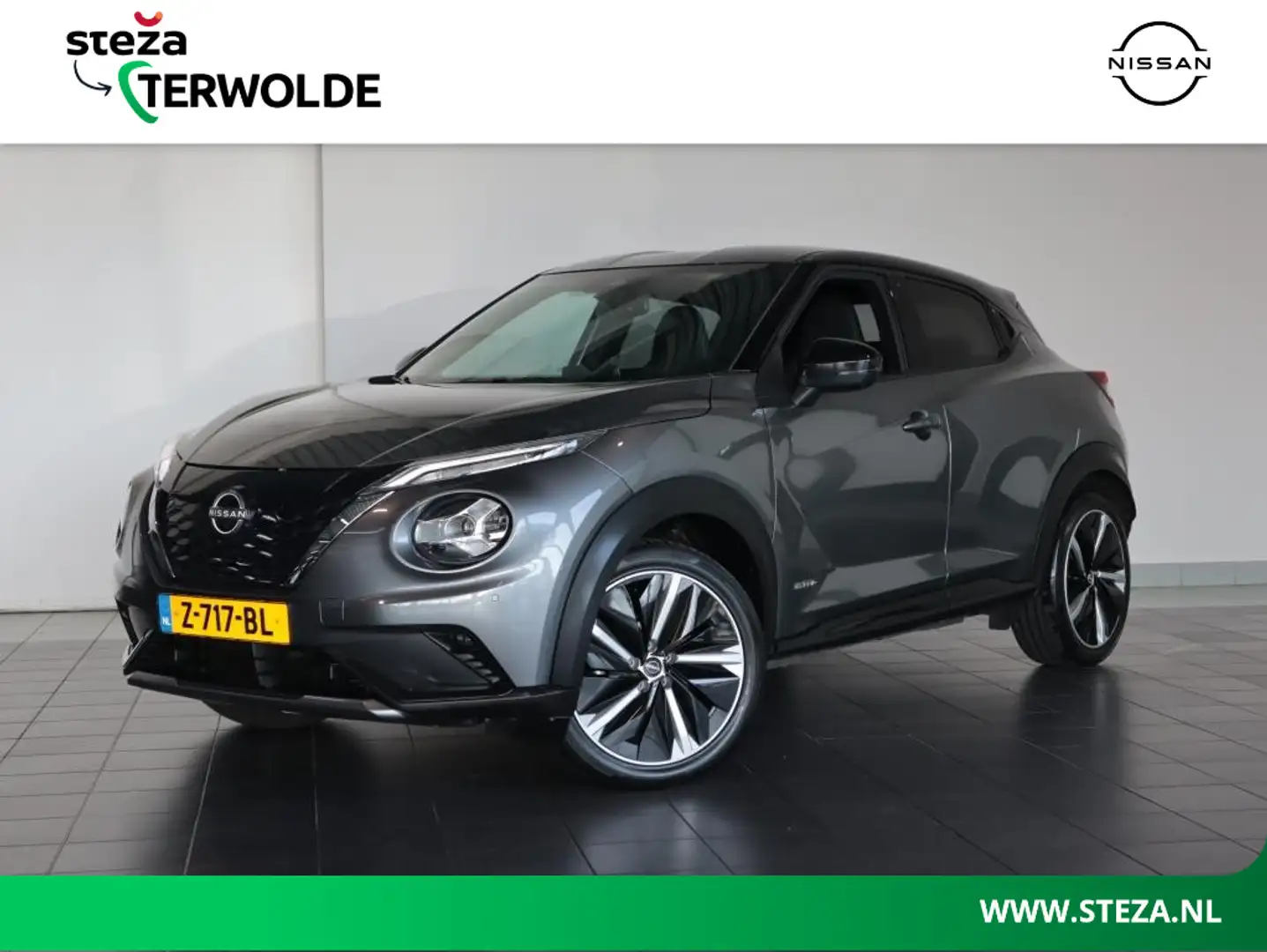 Nissan Juke 1.6 Hybrid N-Design | Adapt. Cruise | 360 Camera | Grijs - 1