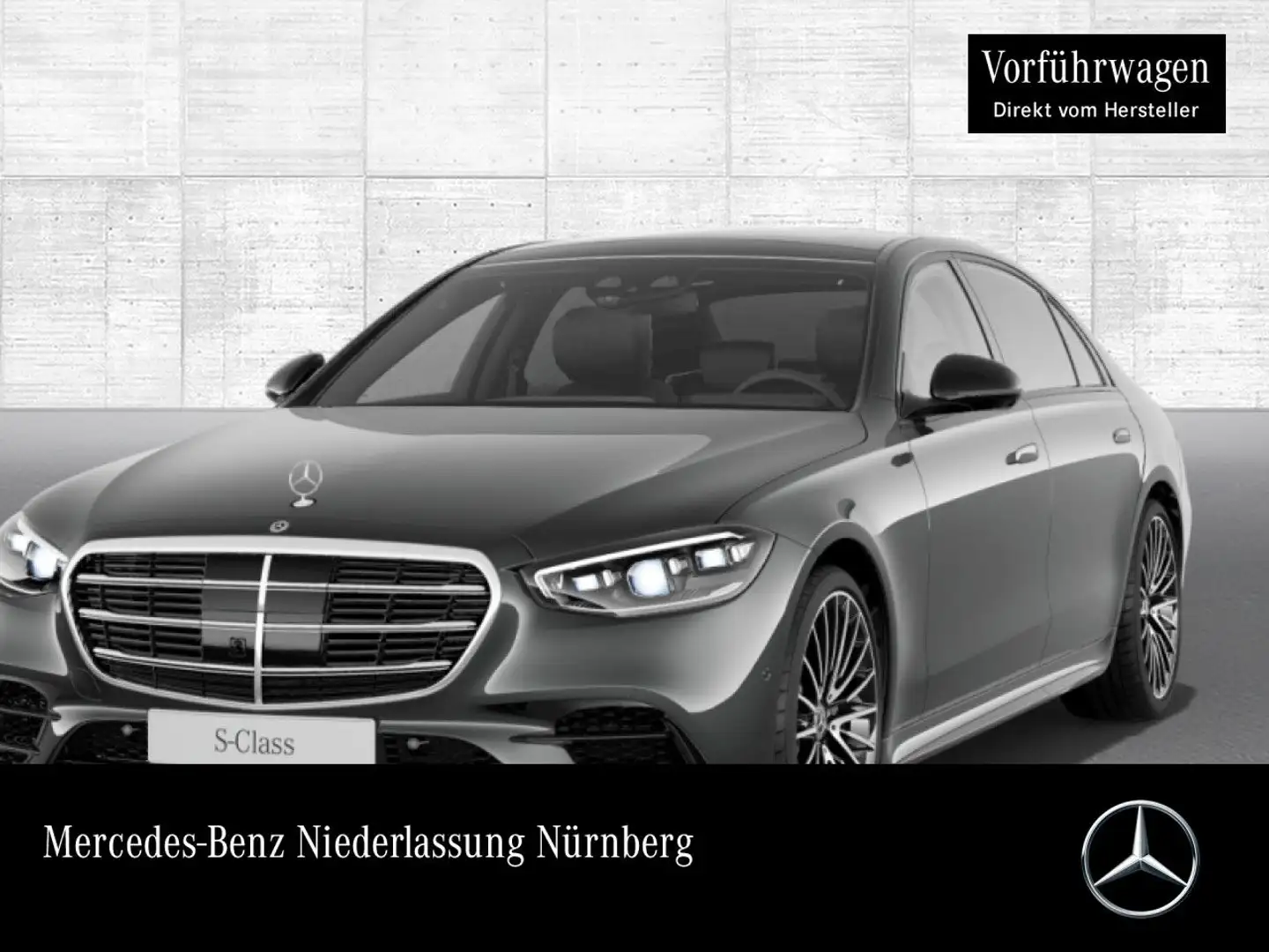 Mercedes-Benz S 500 L 4M AMG+NIGHT+PANO+360+MULTIBEAM+STHZG+21" Grijs - 1