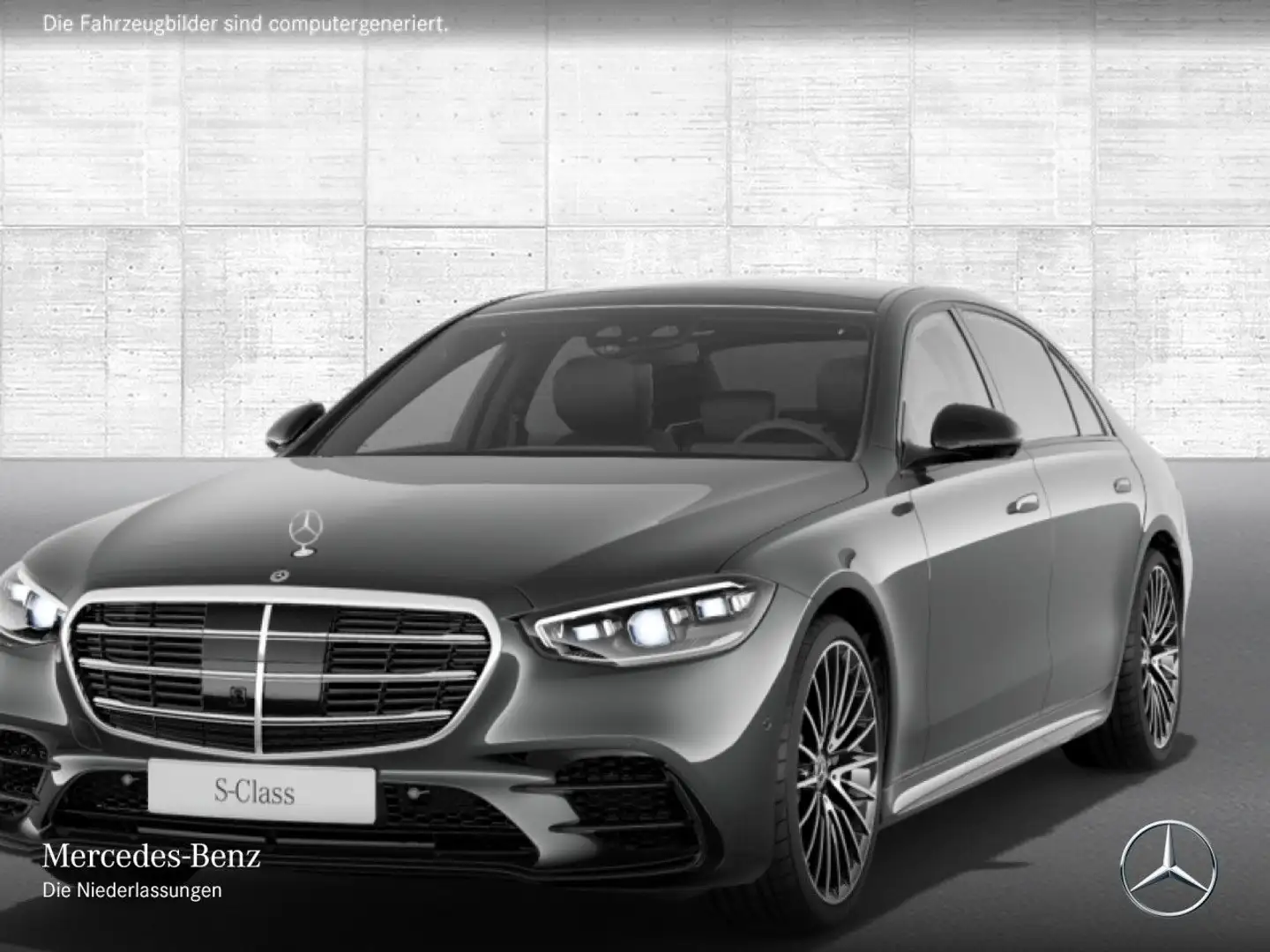 Mercedes-Benz S 500 L 4M AMG+NIGHT+PANO+360+MULTIBEAM+STHZG+21" Grijs - 2
