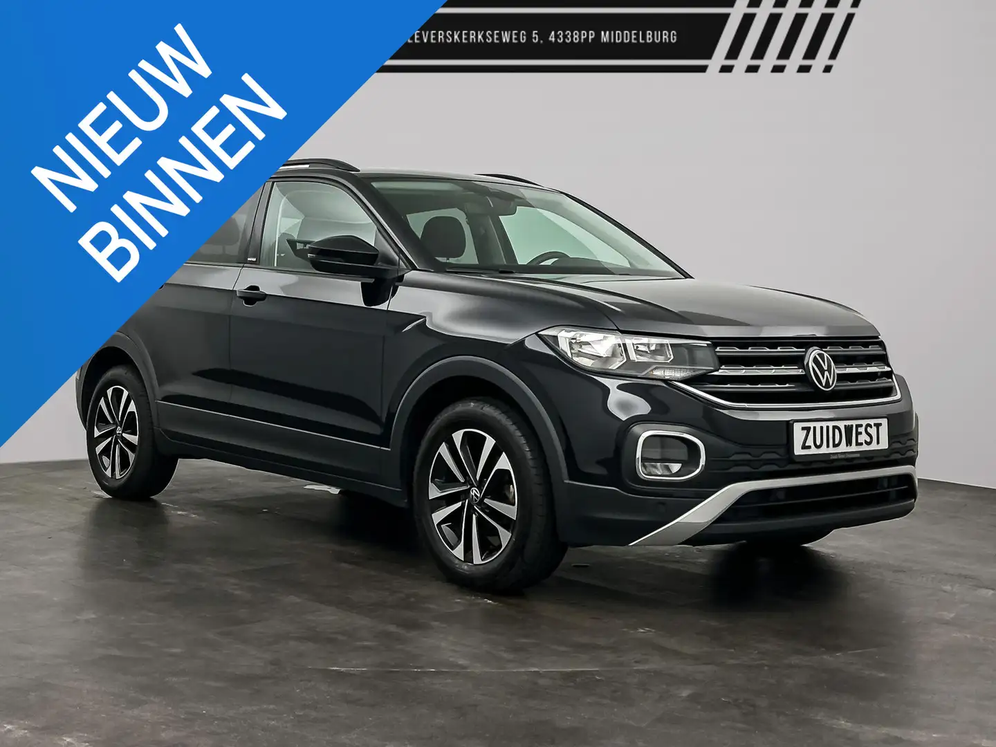 Volkswagen T-Cross 1.0 TSI United Beats Camera Lane Zwart - 1