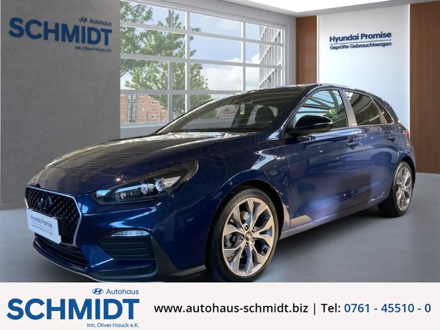 Hyundai i30 N Line 1.4 T-GDI Navi LED Apple CarPlay Android Au Blau - 1