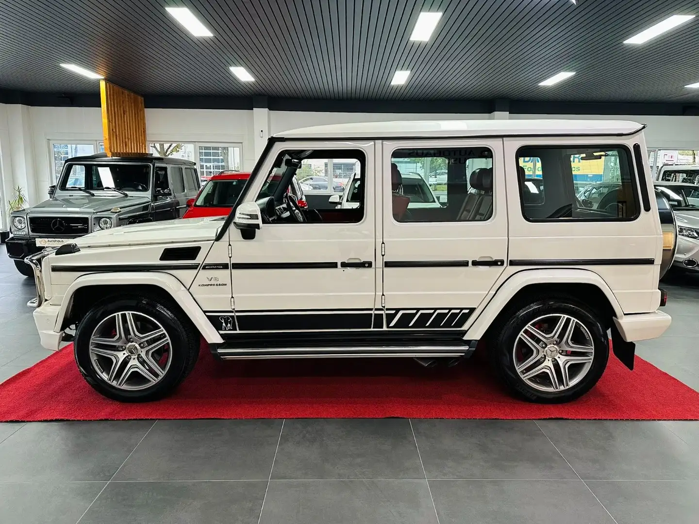 Mercedes-Benz G 55 AMG G55 AMG Kompressor*Designo*SSD*SItzbelüf*H&K*AHK Weiß - 1