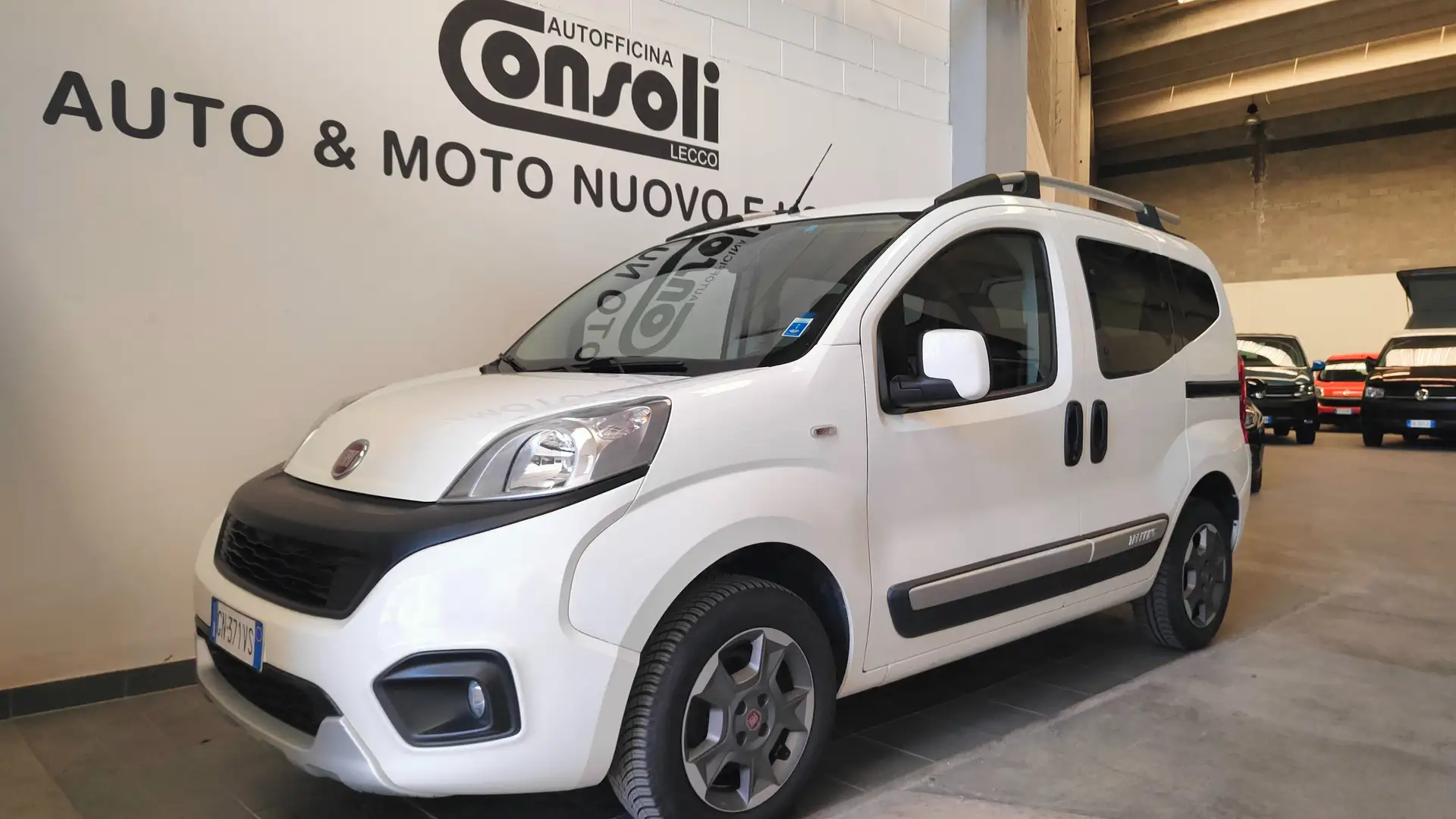 Fiat Qubo Qubo 2008 1.3 mjt 16v Trekking 95cv E6 Weiß - 1