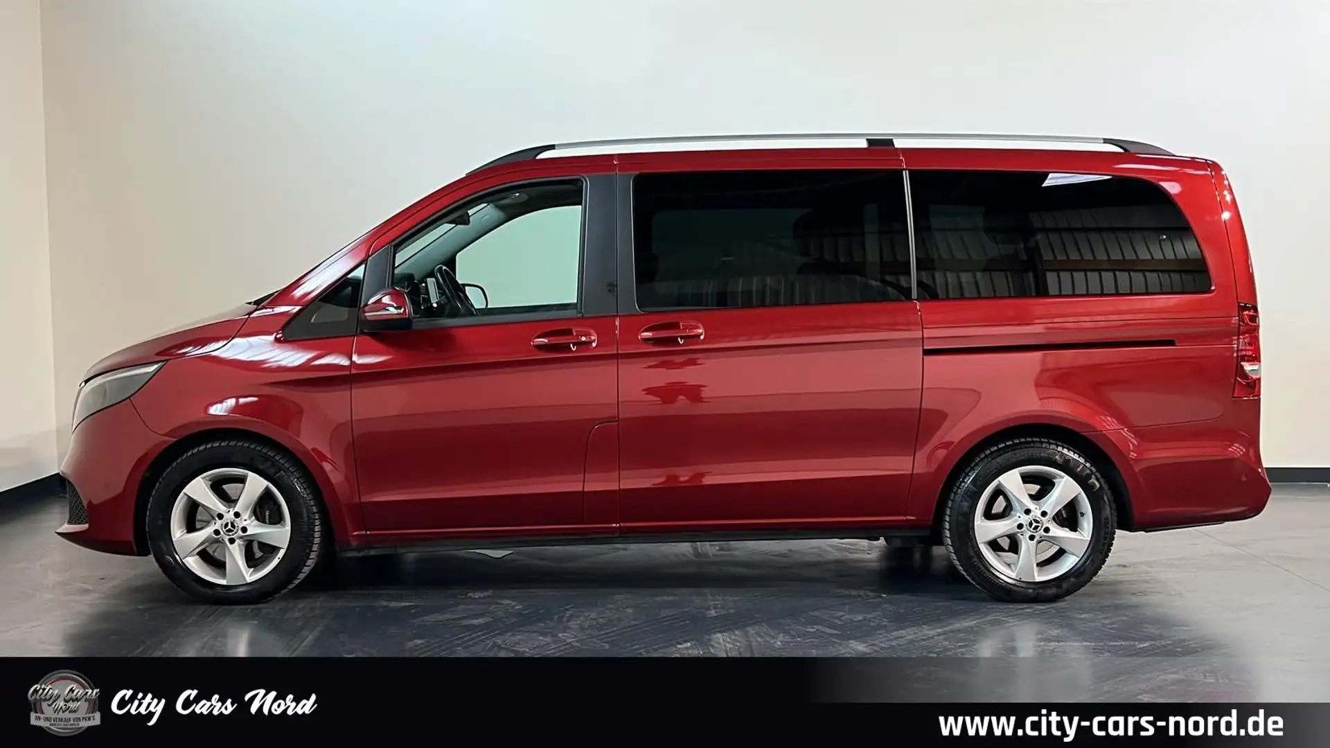 Mercedes-Benz V 250 d EDITION lang LEDER-NAVI-TEMPO-KAM Rouge - 2