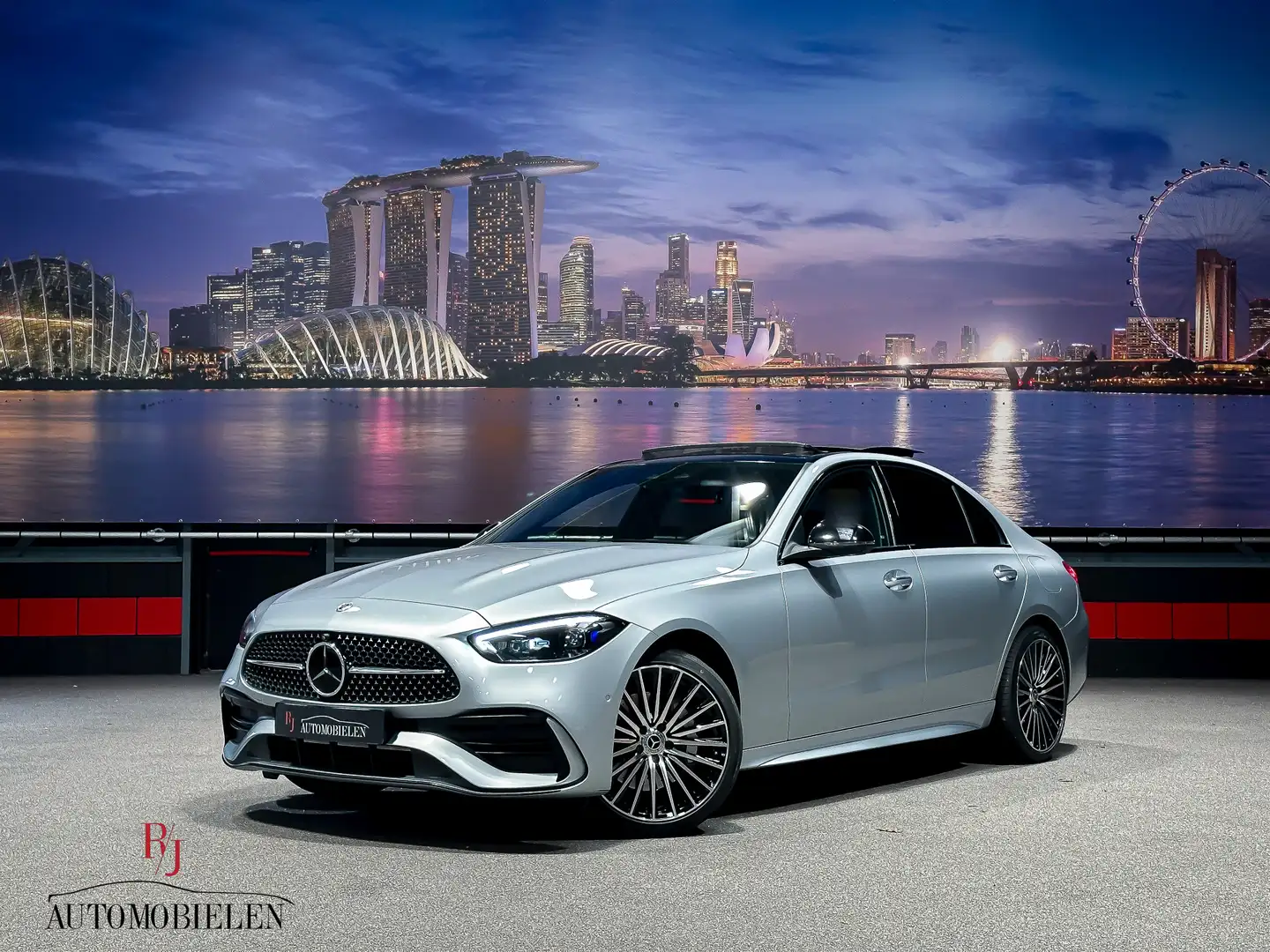 Mercedes-Benz C 300 C300 e AMG |Memory|HeadUp|Sfeer|Pano|360cam Grey - 1