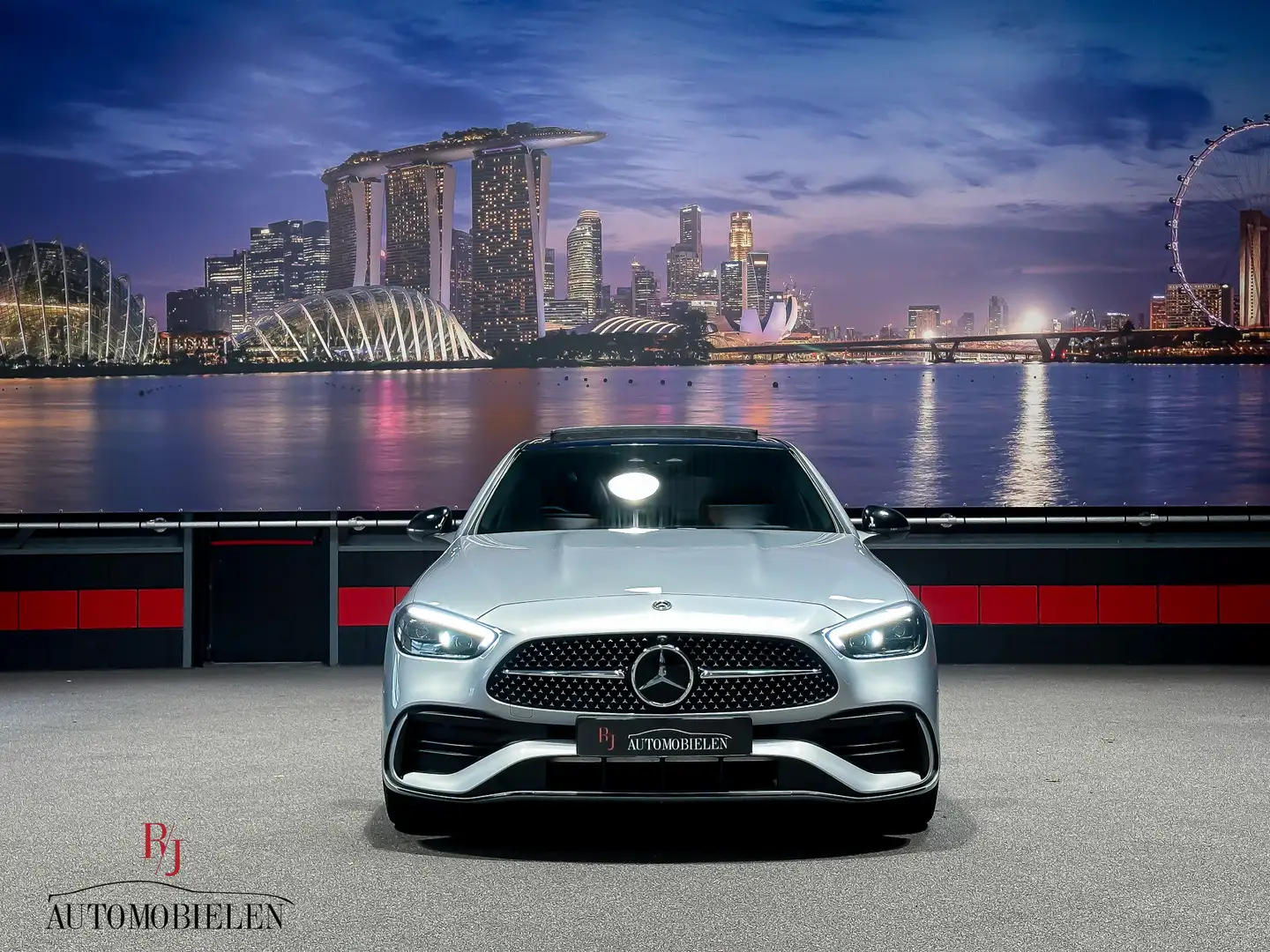 Mercedes-Benz C 300 C300 e AMG |Memory|HeadUp|Sfeer|Pano|360cam Grau - 2