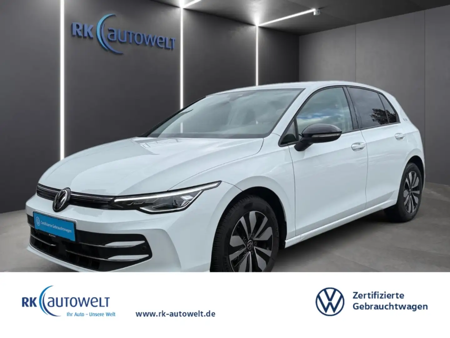 Volkswagen Golf 8 VIII Goal 1.5 TSI AHK-el. Navi Apple CarPlay Weiß - 1